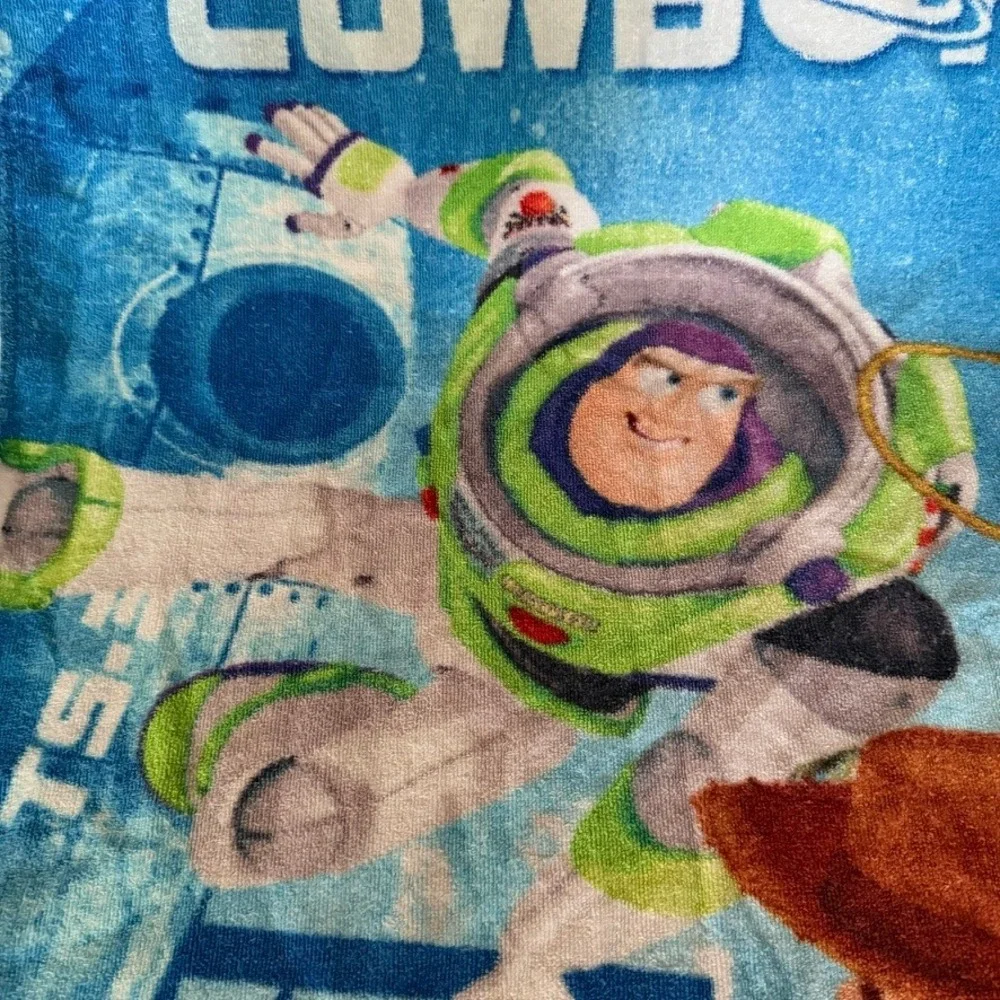 Disney Pixar Toy Story Space Cowboyz Beach Towel with Woody Buzz Bullseye